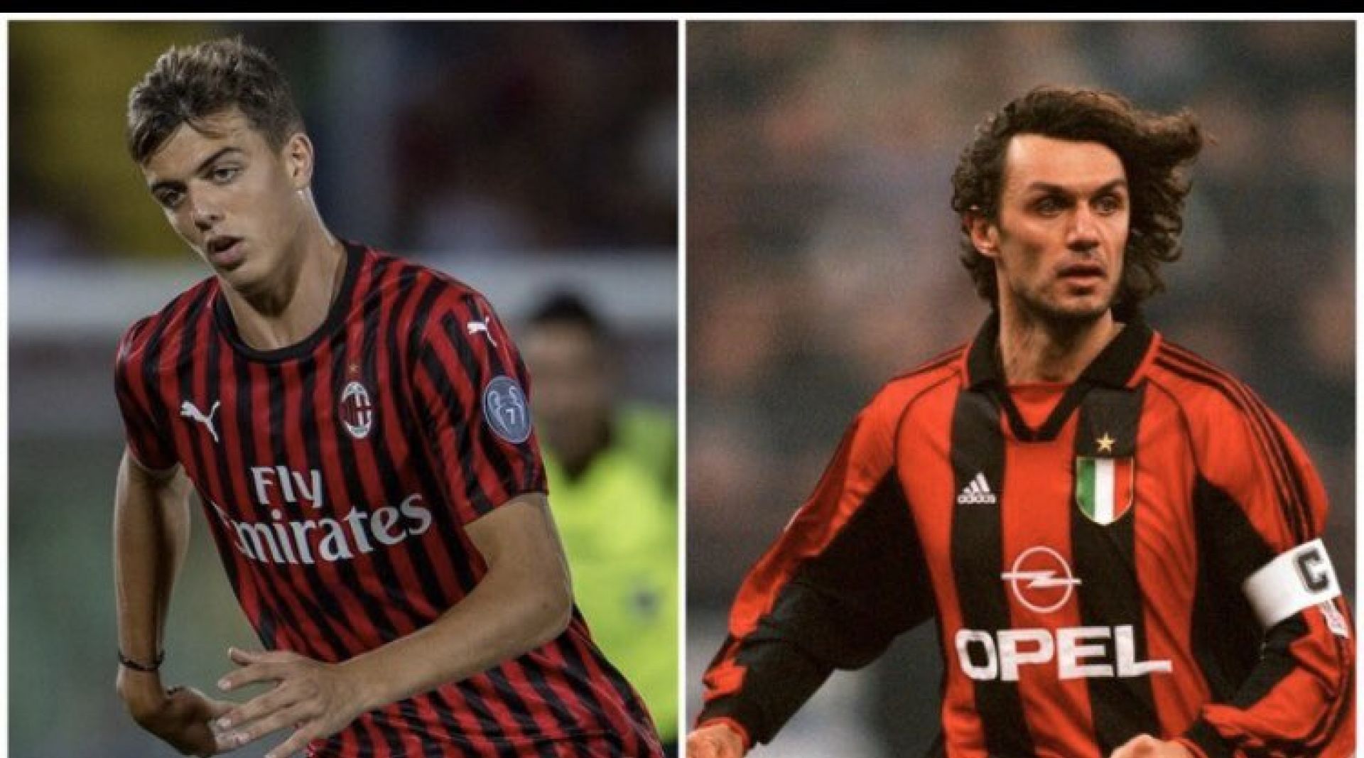 Maldini and his son Daniel
